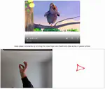Control a video player with hand gestures